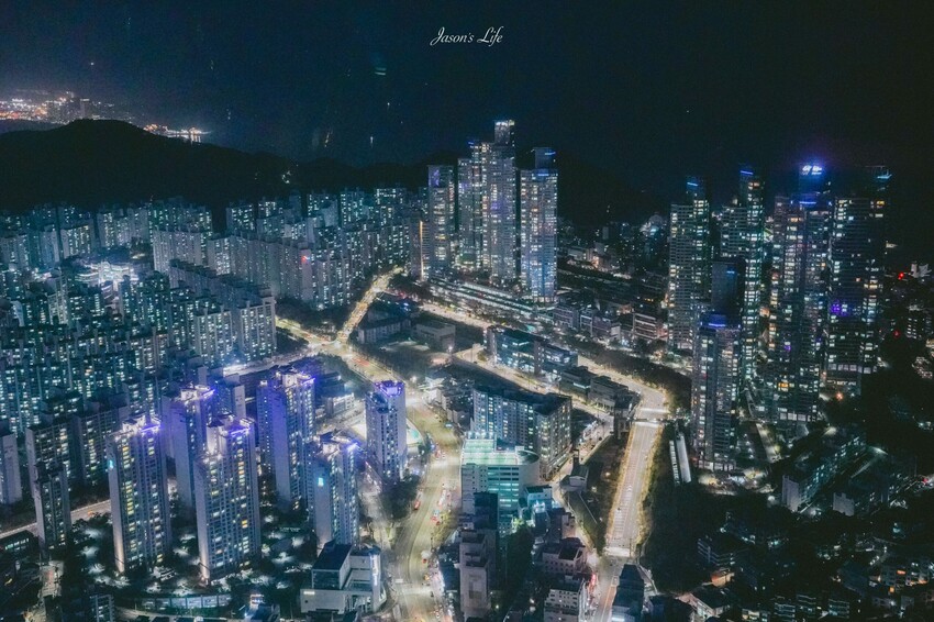 【韓國釜山│景點】BUSAN X the Sky。海雲台新景點，看夜景好去處，目前最高星巴克門市