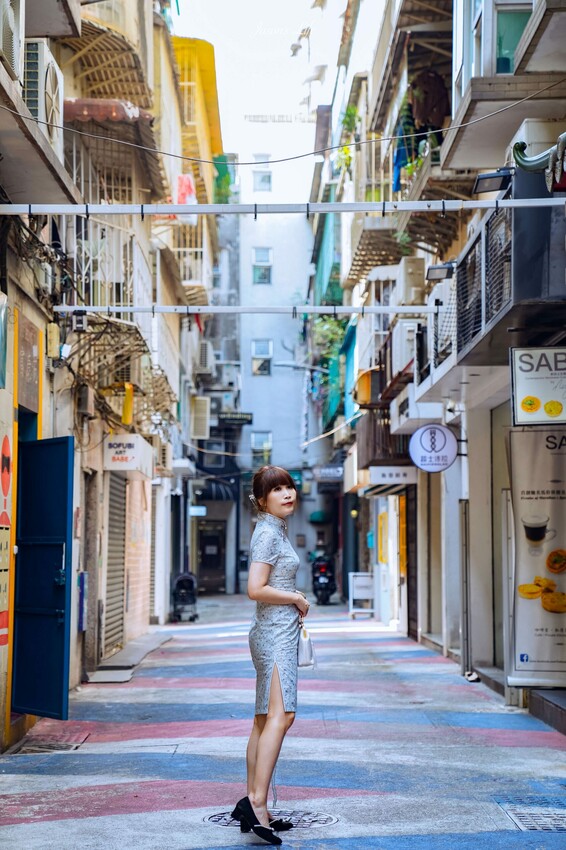 【澳門│體驗】旗緣 澳門旗袍體驗店。近大三巴，臺灣人開的旗袍店，編髮穿上旗袍遊走古蹟