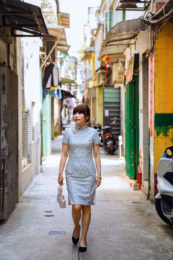 【澳門│體驗】旗緣 澳門旗袍體驗店。近大三巴，臺灣人開的旗袍店，編髮穿上旗袍遊走古蹟