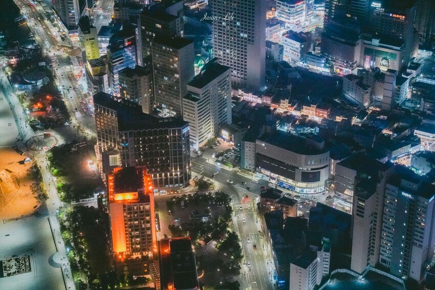 【韓國釜山│景點】BUSAN X the Sky。海雲台新景點，看夜景好去處，目前最高星巴克門市