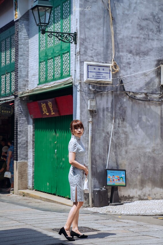 【澳門│體驗】旗緣 澳門旗袍體驗店。近大三巴，臺灣人開的旗袍店，編髮穿上旗袍遊走古蹟