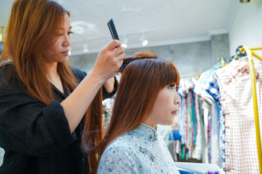 【澳門│體驗】旗緣 澳門旗袍體驗店。近大三巴，臺灣人開的旗袍店，編髮穿上旗袍遊走古蹟