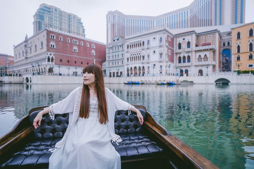 【澳門|景點】威尼斯人貢多拉船運河之旅。最新開放戶外貢多拉運河體驗,感受水都威尼斯魅力