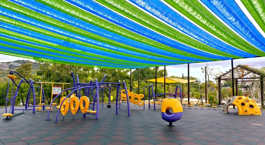 【南投景點】名間親子生態園區．彩虹溜滑梯、沙坑，放電好地方!