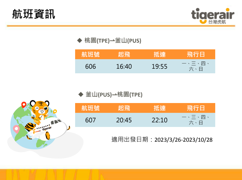 台灣虎航 Tigerair Taiwan Ｘ魔王 直飛釜山看櫻花品嚐韓國料理
