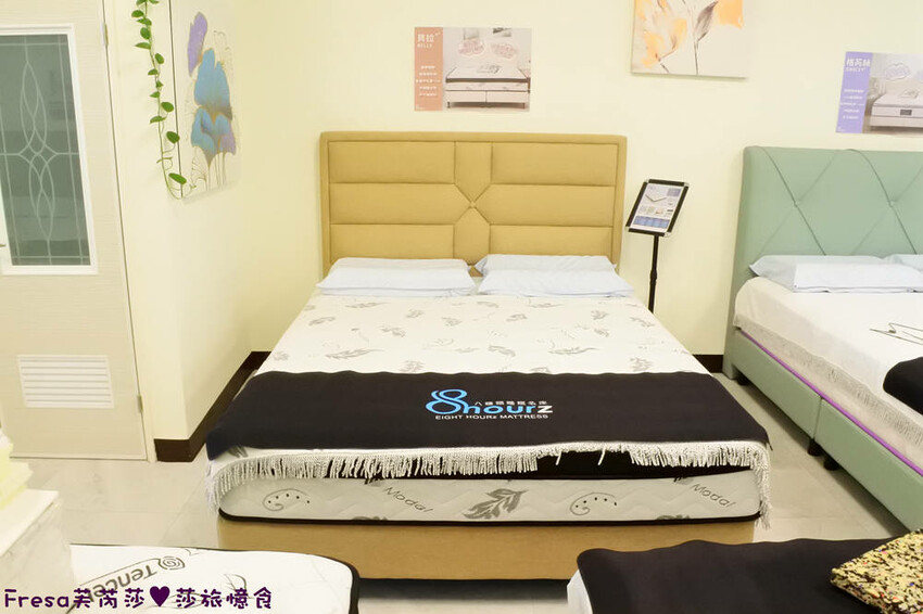 台中床墊【八鐘頭睡眠名床】台灣工廠直營客製化尺寸.多樣化床墊軟硬都有.通過各項檢測睡得更安心│台中復興店 - Fresa芙芮莎♥莎旅憶食