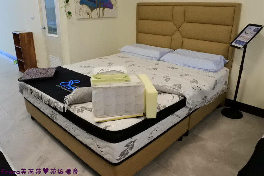 台中床墊【八鐘頭睡眠名床】台灣工廠直營客製化尺寸.多樣化床墊軟硬都有.通過各項檢測睡得更安心│台中復興店 - Fresa芙芮莎♥莎旅憶食