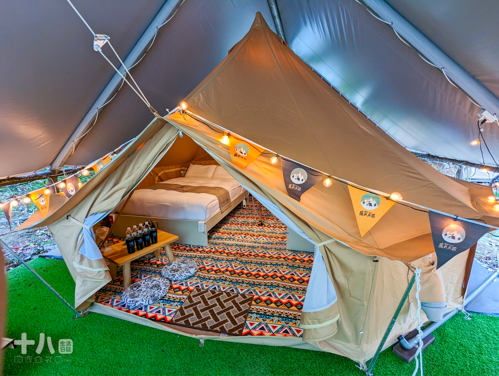 【台北旅遊】趣兒Chill:藍鵲菲菲|在陽明山上享受森活、遠眺台北夜景、體驗豪華露營一泊二食