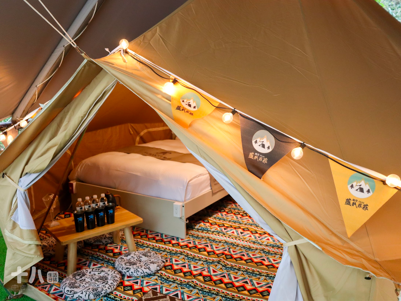 【台北旅遊】趣兒Chill:藍鵲菲菲|在陽明山上享受森活、遠眺台北夜景、體驗豪華露營一泊二食