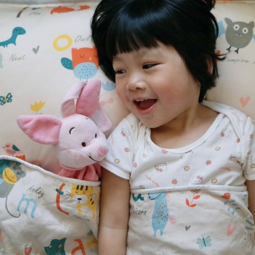 台灣品牌 享居DOTDOT 開箱｜MIKI玩樂食驗室｜幼兒園推薦睡袋、天絲防螨抗菌、可機洗低溫烘、不怕溼熱天氣好