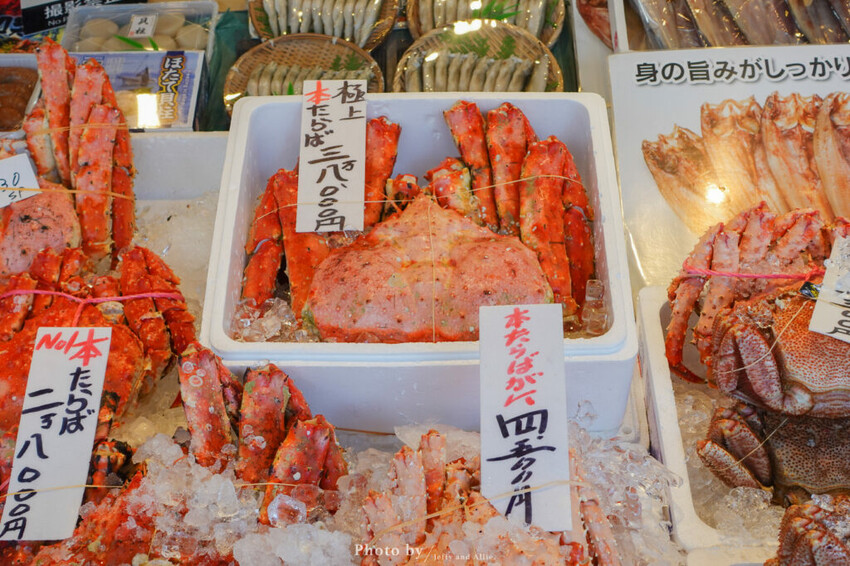 【北海道札幌】二条市場觀光市集，帝王蟹、鮭魚卵、魚貨、海鮮丼，觀光客的海鮮廚房！