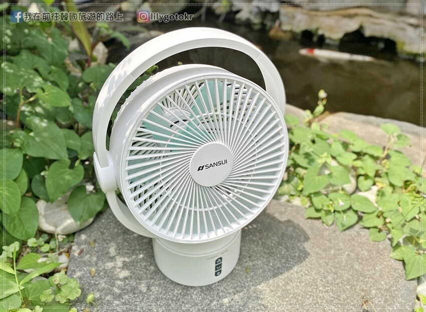 生活家電|【SANSUI山水】LED驅蚊照明充電風扇/DC風扇(SDF-0915),無線電風扇攜帶超方便 @我在前往韓國旅遊的路上