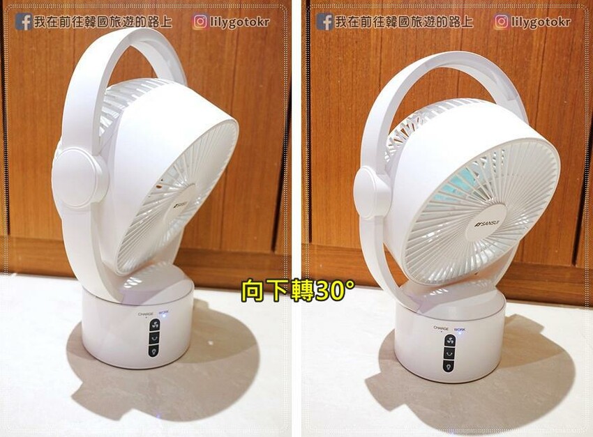 生活家電|【SANSUI山水】LED驅蚊照明充電風扇/DC風扇(SDF-0915),無線電風扇攜帶超方便 @我在前往韓國旅遊的路上