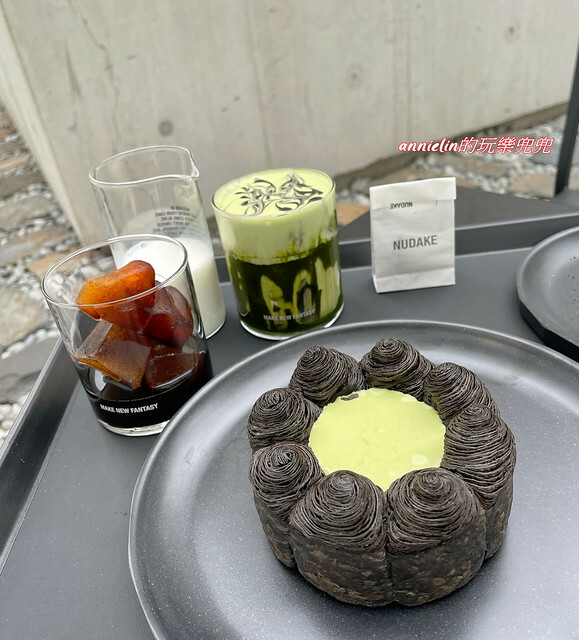 ◎【首爾 (聖水洞) NUDAKE Seongsu】最火的藝術咖啡廳，每桌必點～抹茶熔岩可頌！