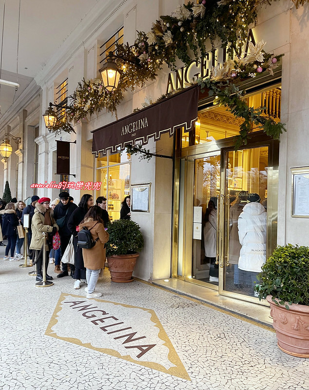 ◎【法國－百年甜點店 安潔莉娜Angelina Paris巴黎本店 】必點Mont-Blanc蒙布朗栗子蛋糕 ！