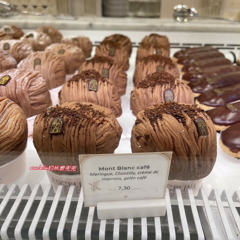 ◎【法國－百年甜點店 安潔莉娜Angelina Paris巴黎本店 】必點Mont-Blanc蒙布朗栗子蛋糕 ！