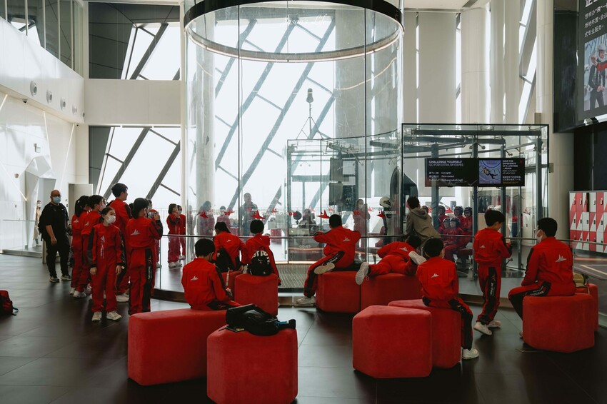 【澳門｜景點】GoAirborne 室内跳傘。葡京人飯店超人氣設施，體驗高空跳傘的刺激感，還可當個飛人