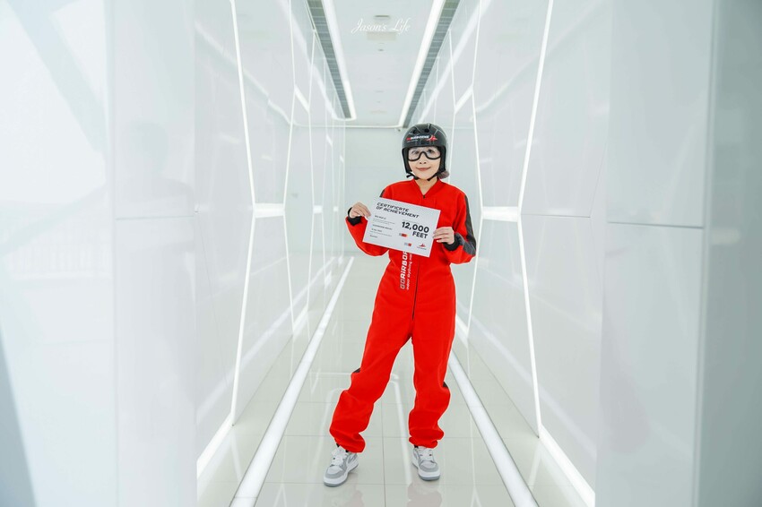 【澳門｜景點】GoAirborne 室内跳傘。葡京人飯店超人氣設施，體驗高空跳傘的刺激感，還可當個飛人