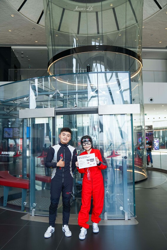 【澳門｜景點】GoAirborne 室内跳傘。葡京人飯店超人氣設施，體驗高空跳傘的刺激感，還可當個飛人