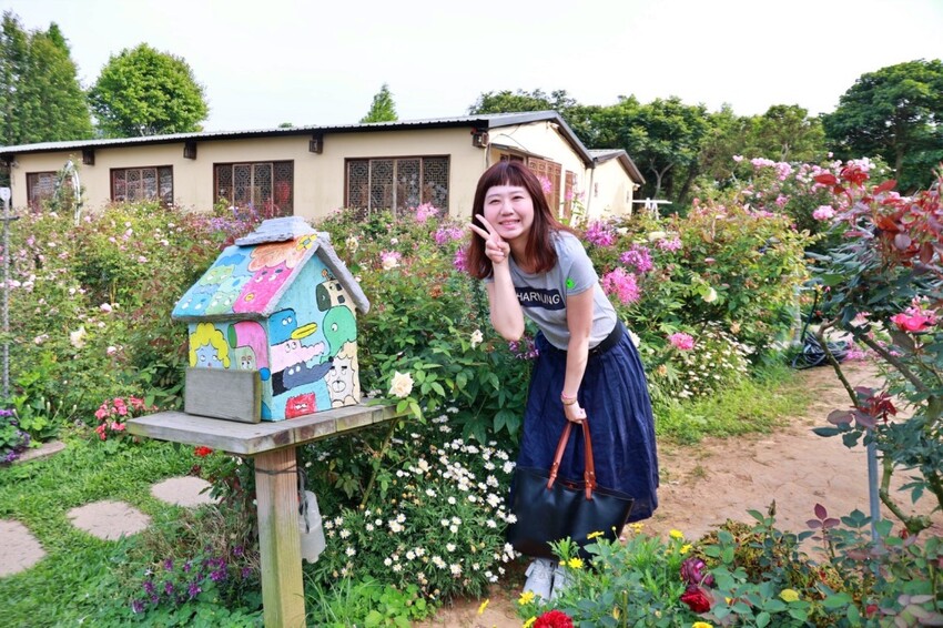 苗栗雅聞香草植物工廠｜繽紛玫瑰花包圍如玫瑰仙境般免費參觀，三義限定景點