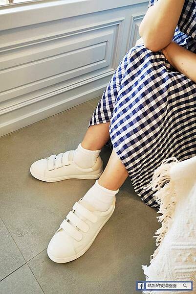休閒女鞋穿搭分享【Bonjour 】下雨天不怕!3M防水真皮小白鞋-多種穿搭風格好駕馭