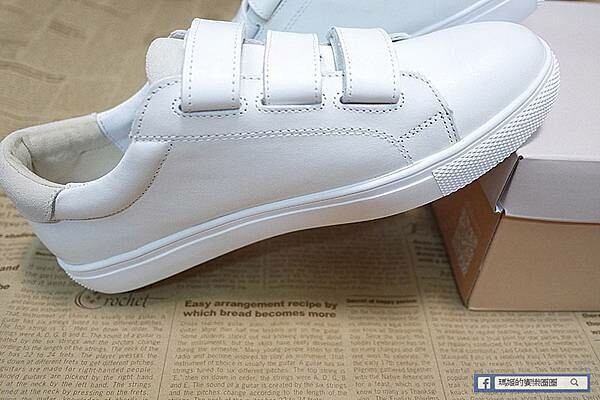 休閒女鞋穿搭分享【Bonjour 】下雨天不怕!3M防水真皮小白鞋-多種穿搭風格好駕馭