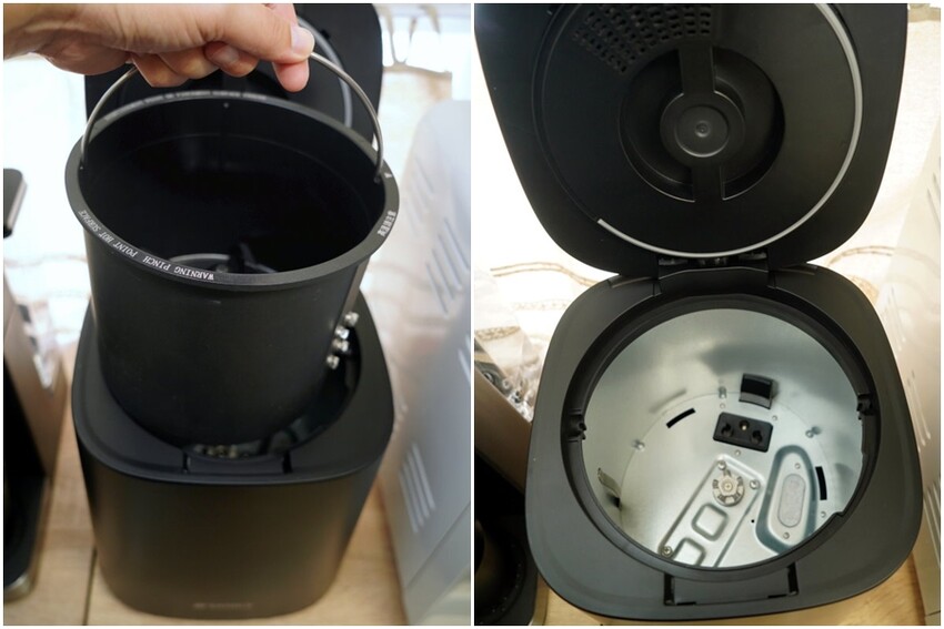 SANSUI山水廚餘機開箱．APP操控、低溫發酵堆肥、烘乾除臭殺菌!