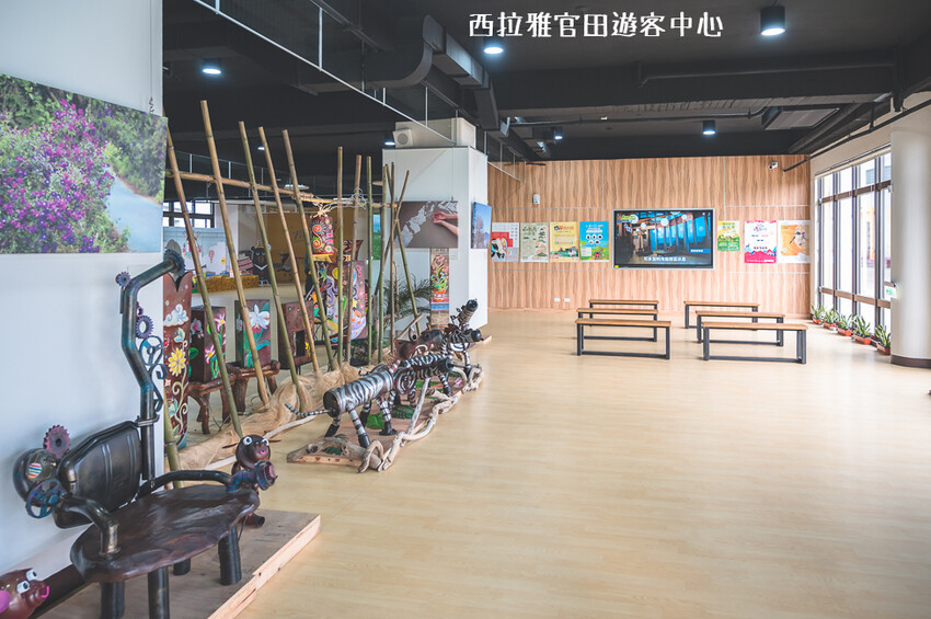 ｜台南景點｜西拉雅風景區官田遊客中心，一望無際大草地還有超好拍梅花鹿地景 - 婷兒旅行地圖