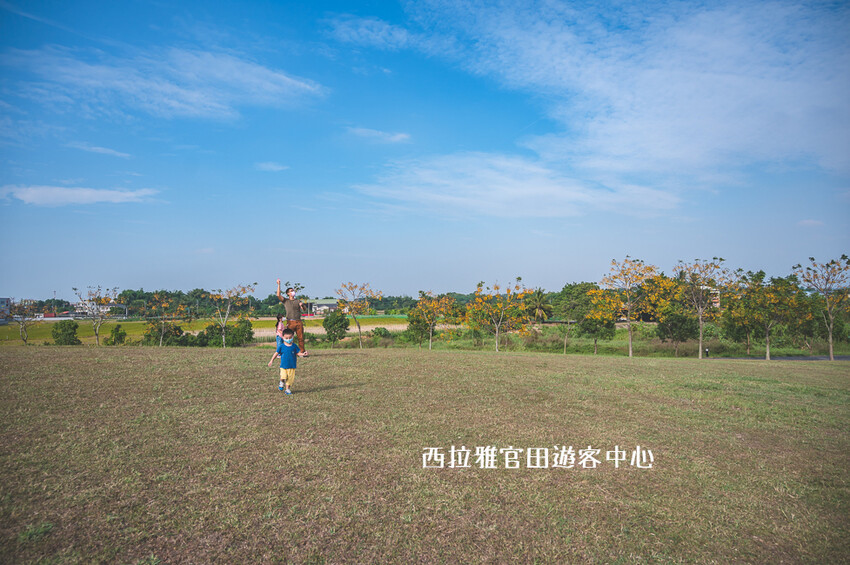 ｜台南景點｜西拉雅風景區官田遊客中心，一望無際大草地還有超好拍梅花鹿地景 - 婷兒旅行地圖