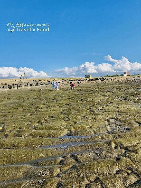 踏浪玩沙，觀海賞夕陽，超療癒景點！方形消波塊，可愛又美麗的豬鼻子沙灘～親子共遊，清涼一夏！ @魚兒 x 牽手明太子的「視」界旅行