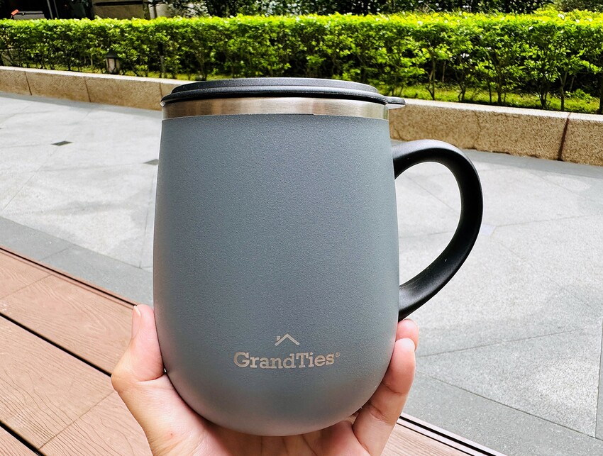 【美國GrandTies】「滑蓋式真空不鏽鋼保溫杯」必買時尚保溫保冷馬克杯！「雙蓋真空不鏽鋼隨身保溫瓶」超有型運動水壺推薦！超實用禮物送禮首選推薦！