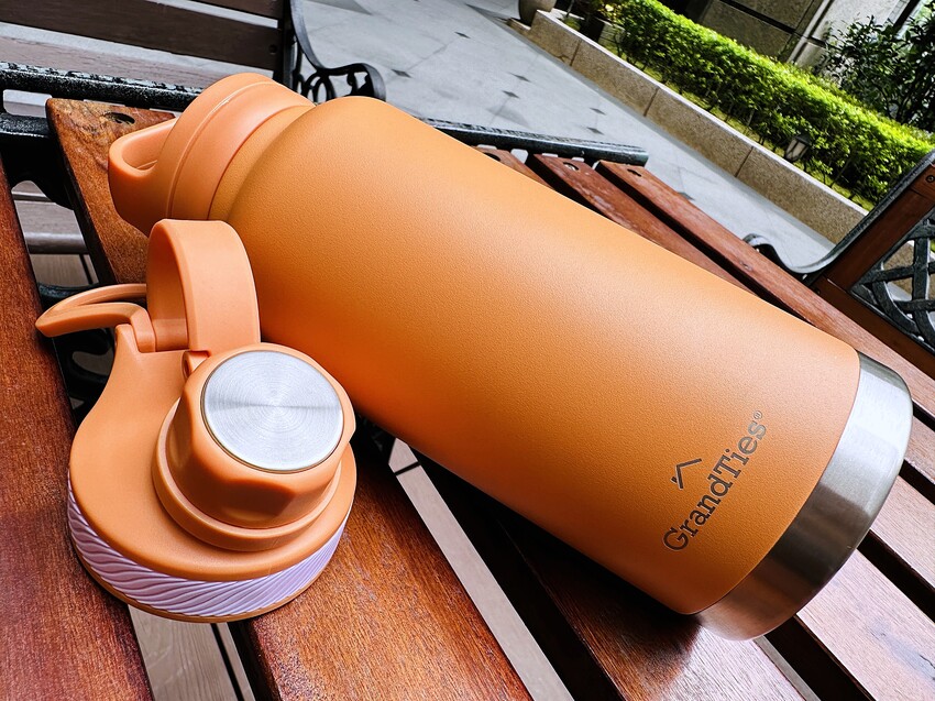 【美國GrandTies】「滑蓋式真空不鏽鋼保溫杯」必買時尚保溫保冷馬克杯！「雙蓋真空不鏽鋼隨身保溫瓶」超有型運動水壺推薦！超實用禮物送禮首選推薦！