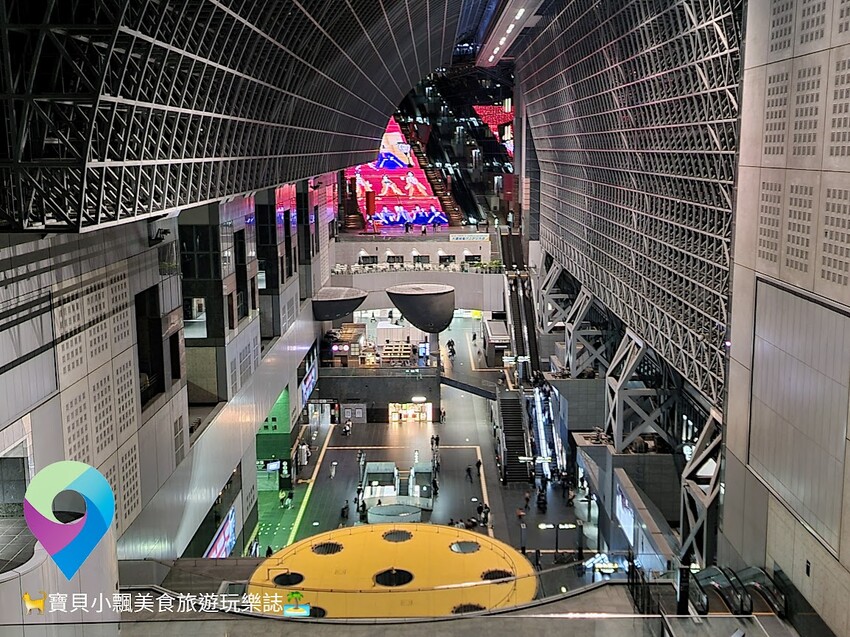 [旅遊]日本 京都 誰說賞景要花錢 免費近距離欣賞京都塔及京都美麗市景 京都駅ビル空中経路
