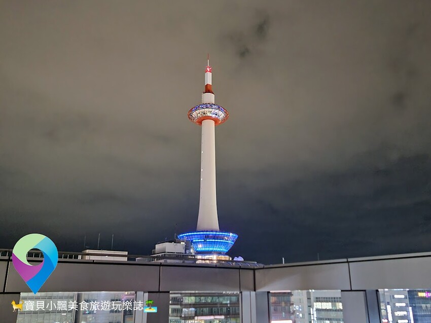 [旅遊]日本 京都 誰說賞景要花錢 免費近距離欣賞京都塔及京都美麗市景 京都駅ビル空中経路