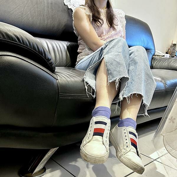 足弓機能襪推薦/MMOW踝襪-紫黃清新特調/紫色是我最愛的色調/解膩療癒時尚襪子新穿搭