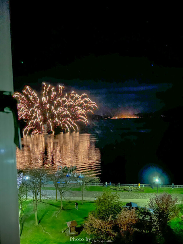 【洞爺湖住宿】洞爺湖溫泉大和旅館，經典榻榻米日式客房，房內直接看煙火！