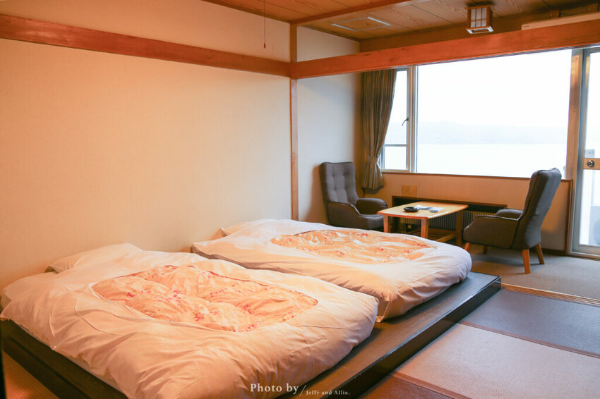 【洞爺湖住宿】洞爺湖溫泉大和旅館，經典榻榻米日式客房，房內直接看煙火！
