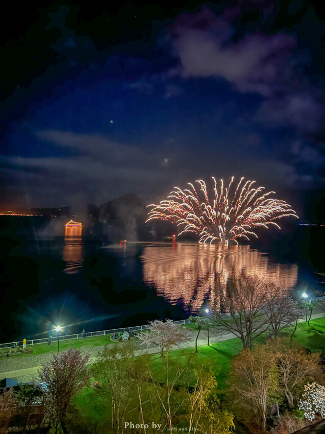 【洞爺湖住宿】洞爺湖溫泉大和旅館，經典榻榻米日式客房，房內直接看煙火！