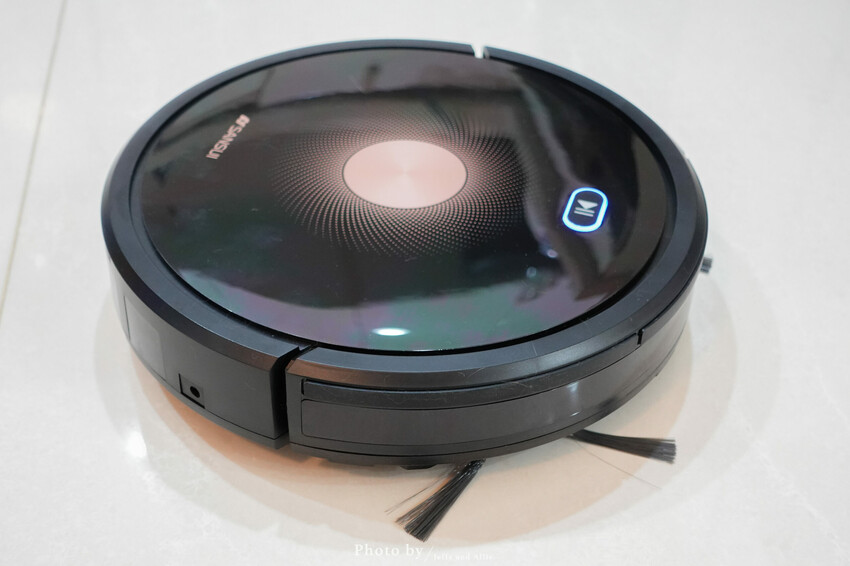 【質感家電】SANSUI山水智能掃拖掃地機器人，陀螺儀導航、支援google音箱、獨立集塵盒/水箱。