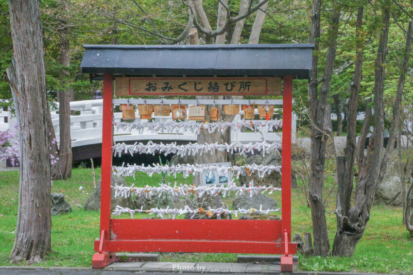 【北海道旭川景點】北海道護國神社，日式庭院池塘，多種原生花草與樹木。