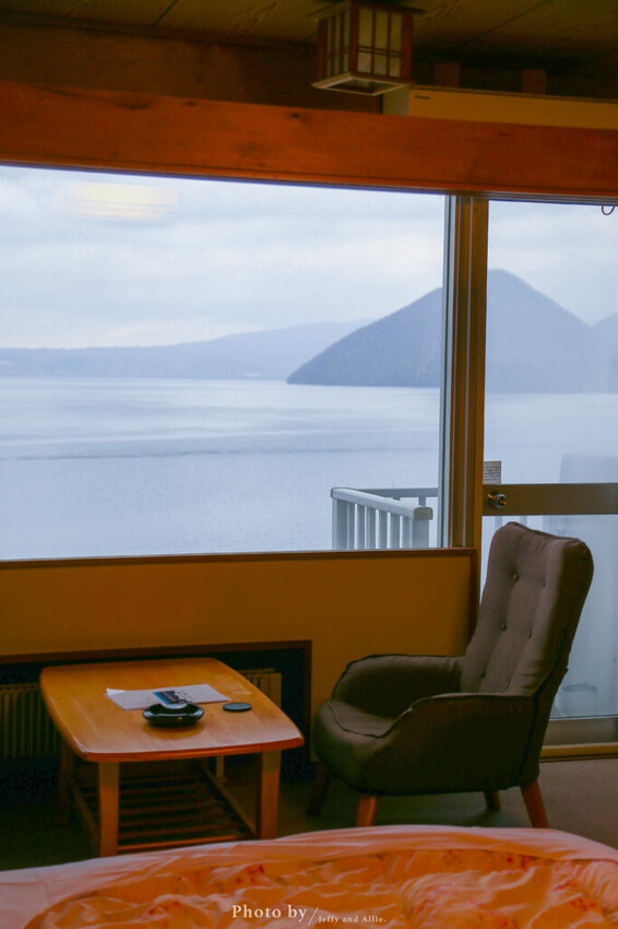 【洞爺湖住宿】洞爺湖溫泉大和旅館，經典榻榻米日式客房，房內直接看煙火！