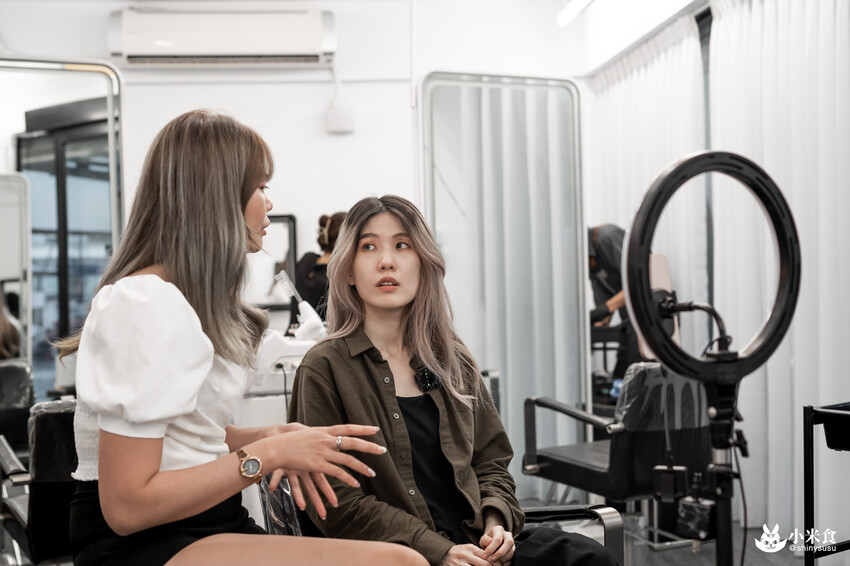 Hair City彰化店｜星空迷霧紫。許願陽光下做個小仙女｜彰化漂染髮｜彰化髮廊推薦 - 小米食