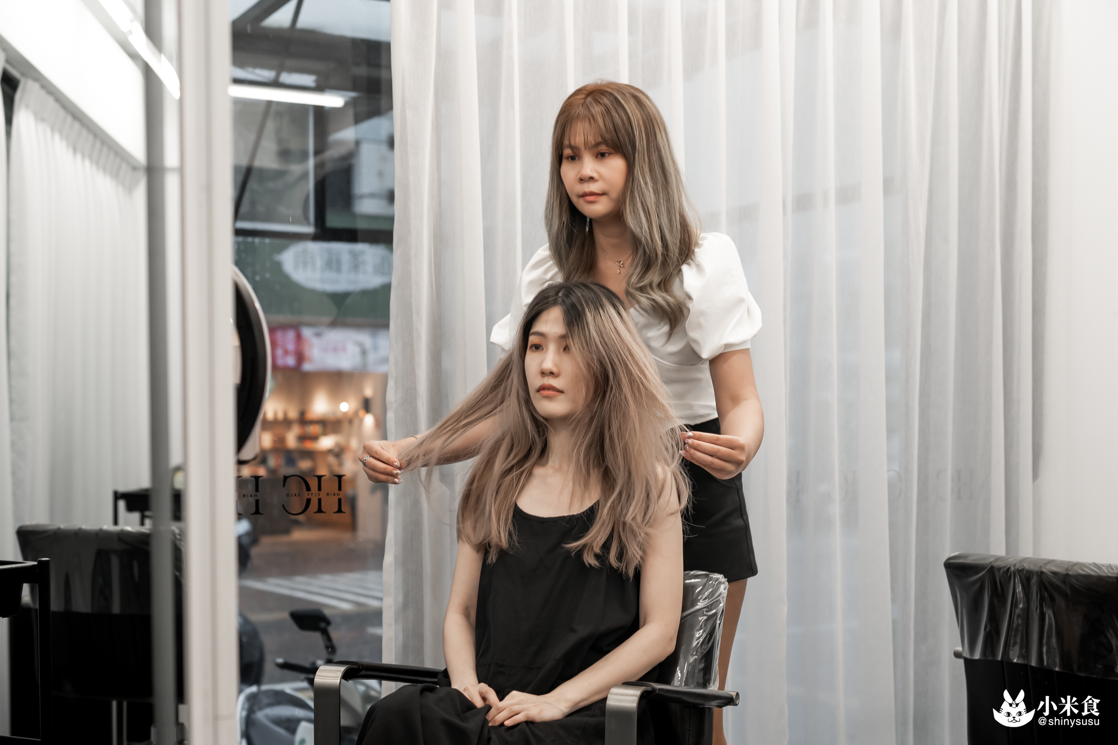 Hair City彰化店｜星空迷霧紫。許願陽光下做個小仙女｜彰化漂染髮｜彰化髮廊推薦 - 小米食
