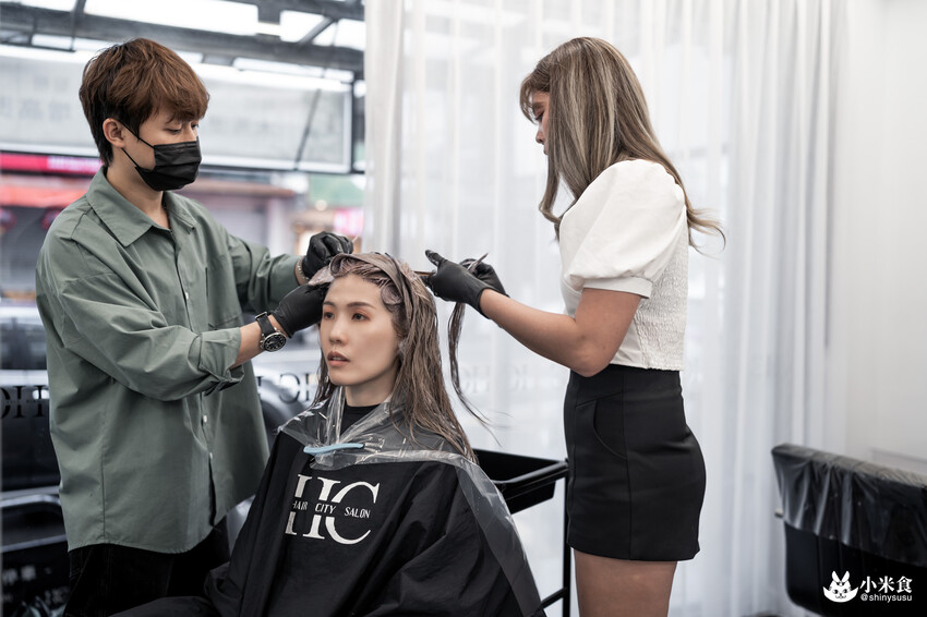 Hair City彰化店｜星空迷霧紫。許願陽光下做個小仙女｜彰化漂染髮｜彰化髮廊推薦 - 小米食