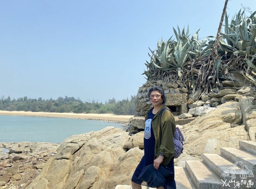 小金門沙溪堡，漫步在被海水包圍的木棧道上欣賞美景 - YU山海相遇