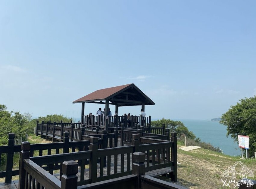 小金門沙溪堡，漫步在被海水包圍的木棧道上欣賞美景 - YU山海相遇