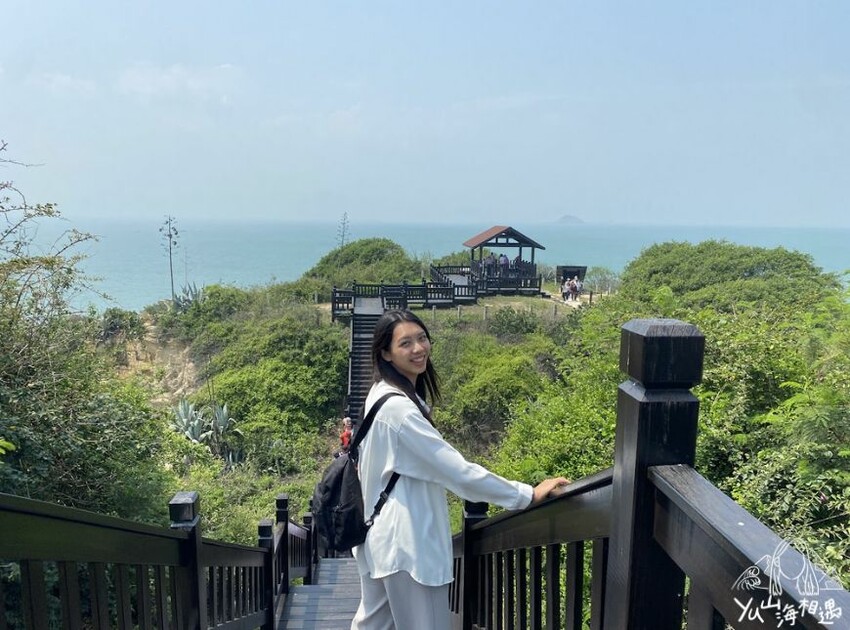 小金門沙溪堡，漫步在被海水包圍的木棧道上欣賞美景 - YU山海相遇