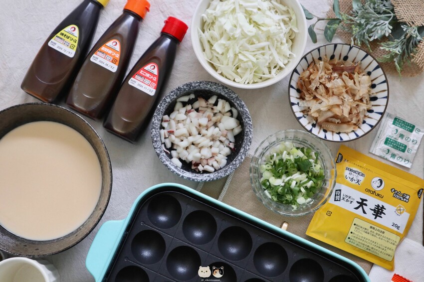 日本百年品牌|Otafuku御多福．特製調味沾醬之配上大阪燒DIY組，在家也能輕鬆有趣做出大阪美食~