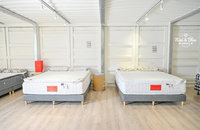 皮爾卡登寢具文創園區|嘉義一日遊免費景點好停車,寢具床墊(千坪倉庫)特賣還有許多拍照打卡場景 @Nini and Blue 玩樂食記