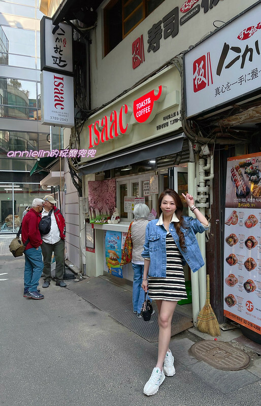 ◎【首爾超人氣 Isaac Toast 明洞聖堂店 (有中文服務)】首爾必吃，最愛他的美乃滋！